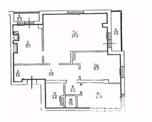 3-к квартира, вторичка, 84м2, 3/9 этаж