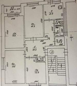 4-к квартира, вторичка, 102м2, 2/5 этаж