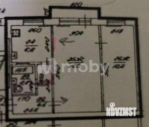 2-к квартира, вторичка, 42м2, 5/5 этаж