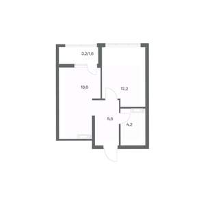 1-к квартира, вторичка, 37м2, 5/18 этаж