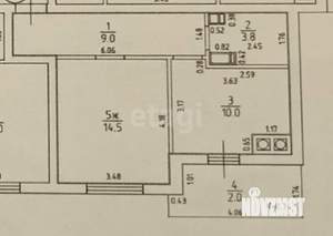 1-к квартира, вторичка, 37м2, 9/16 этаж