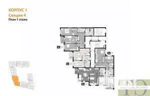 2-к квартира, вторичка, 76м2, 1/4 этаж