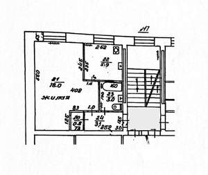 1-к квартира, вторичка, 31м2, 3/5 этаж