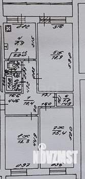 3-к квартира, вторичка, 73м2, 5/5 этаж