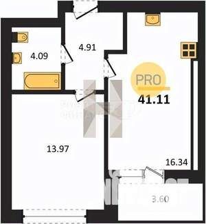 3-к квартира, вторичка, 84м2, 3/9 этаж