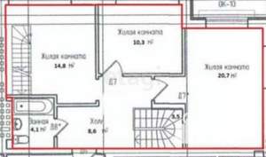 4-к квартира, вторичка, 156м2, 9/10 этаж