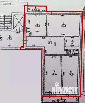 3-к квартира, сданный дом, 86м2, 8/10 этаж