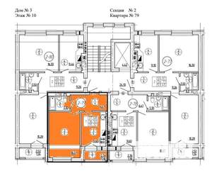 1-к квартира, вторичка, 38м2, 10/10 этаж