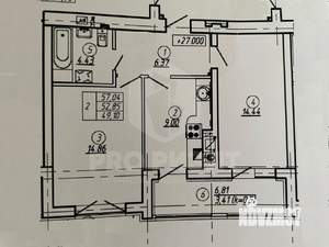 2-к квартира, вторичка, 53м2, 10/10 этаж