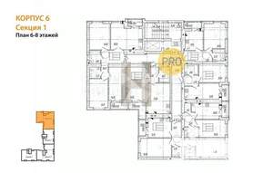 2-к квартира, вторичка, 58м2, 9/9 этаж