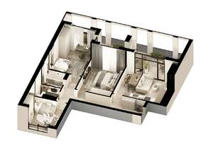 3-к квартира, вторичка, 106м2, 2/7 этаж