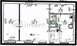 2-к квартира, вторичка, 42м2, 2/3 этаж
