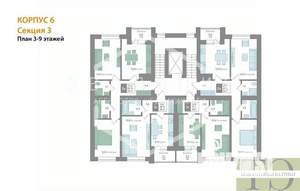 1-к квартира, вторичка, 37м2, 9/9 этаж