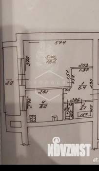 1-к квартира, вторичка, 36м2, 9/9 этаж