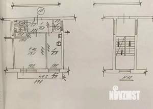 1-к квартира, вторичка, 37м2, 3/5 этаж