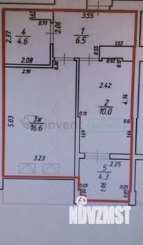 1-к квартира, вторичка, 38м2, 9/9 этаж