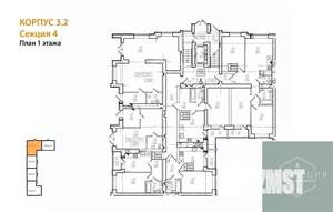 3-к квартира, вторичка, 75м2, 1/9 этаж
