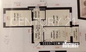 2-к квартира, вторичка, 64м2, 8/12 этаж