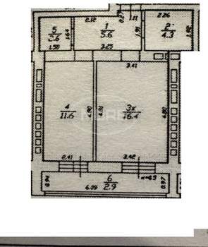 1-к квартира, вторичка, 41м2, 9/13 этаж