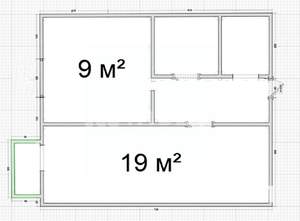 1-к квартира, вторичка, 38м2, 7/9 этаж