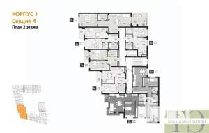 1-к квартира, вторичка, 40м2, 2/4 этаж