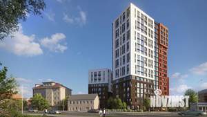 2-к квартира, строящийся дом, 56м2, 13/18 этаж