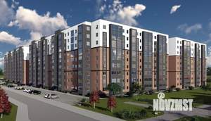 2-к квартира, строящийся дом, 68м2, 5/9 этаж