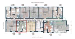 1-к квартира, сданный дом, 36м2, 2/4 этаж