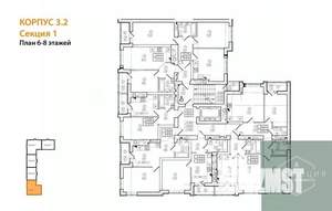 1-к квартира, вторичка, 37м2, 6/9 этаж