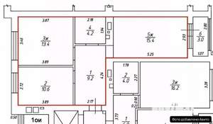2-к квартира, вторичка, 56м2, 5/8 этаж