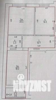 2-к квартира, вторичка, 74м2, 7/10 этаж