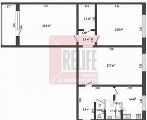 3-к квартира, вторичка, 64м2, 9/9 этаж