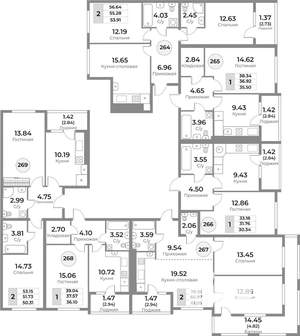 1-к квартира, вторичка, 37м2, 2/10 этаж