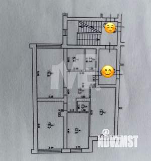 3-к квартира, вторичка, 94м2, 2/4 этаж