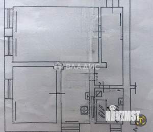 2-к квартира, вторичка, 47м2, 1/2 этаж