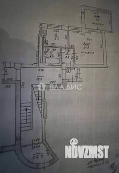 2-к квартира, вторичка, 37м2, 1/3 этаж