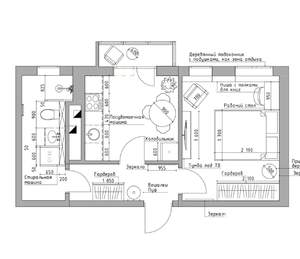 1-к квартира, вторичка, 34м2, 3/4 этаж