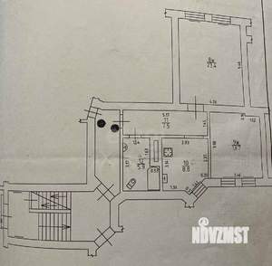 2-к квартира, вторичка, 59м2, 1/5 этаж
