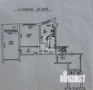 2-к квартира, вторичка, 63м2, 1/6 этаж