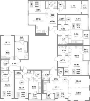 1-к квартира, вторичка, 39м2, 8/10 этаж