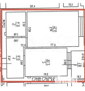 1-к квартира, вторичка, 41м2, 9/9 этаж