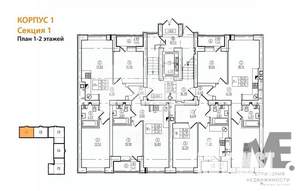 2-к квартира, вторичка, 54м2, 1/9 этаж