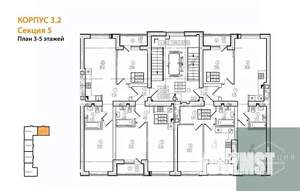 2-к квартира, вторичка, 57м2, 3/9 этаж