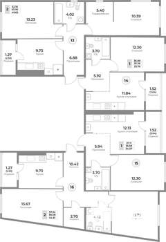 2-к квартира, вторичка, 51м2, 4/10 этаж