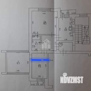 2-к квартира, вторичка, 64м2, 4/7 этаж