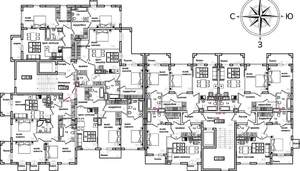2-к квартира, сданный дом, 79м2, 8/9 этаж