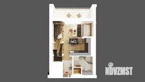 1-к квартира, вторичка, 36м2, 11/12 этаж