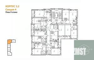 1-к квартира, вторичка, 32м2, 9/9 этаж