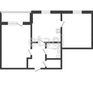 2-к квартира, вторичка, 56м2, 9/13 этаж