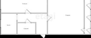 2-к квартира, вторичка, 52м2, 5/5 этаж